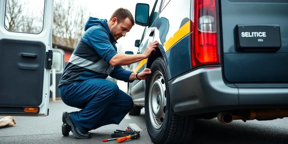 Mobile flat tire repair service in Dallas-Fort Worth